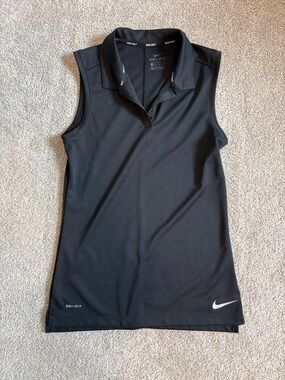 Nike Black Women’s Dri-FIT Sleeveless Golf Tank